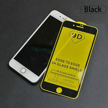Load image into Gallery viewer, 9D Full Cover Protective Glass For iphone 12 X XS XR 6 6S 7 8 Plus Tempered Film Iphone 14 11 13 Pro Max Screen Protector Glass Shatterproof Protection Easy Install Bubble Free Crystal Clear Protective Film
