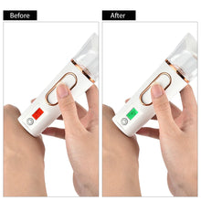 Load image into Gallery viewer, Hot Compress Blackhead Remover Vacuum Suction Acne Pore Cleaner Electric Nose Face Deep Cleansing Skin Care Device Birthday Gift
