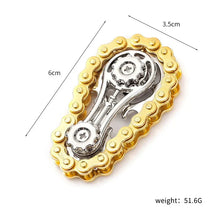 将图片加载到图库查看器，Sprockets Flywheel Fingertip Gyro Fidget Spinner Antistress Anxiety Metal Bike Chains EDC Spinner Fidget Toys For Adult Kids
