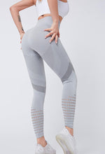 将图片加载到图库查看器，Women Mesh Leggings High Waist Seamless Fitness Leggings Fashion Female Gym Workout Leggings Seamless Gym Running Stylish Tight Athletic Leggings Soft Active Legging For Women
