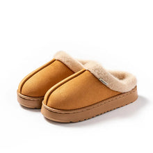 将图片加载到图库查看器，Fashion Women Fluffy Slippers for Autumn and Winter Indoor EVA Thick Sole Anti-Slip and Warm Unisex Slippers for Winter
