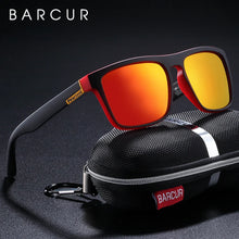 Load image into Gallery viewer, BARCUR Men's Polarized Driving Sunglasses – UV400 Protection Lightweight TR90 Frame Anti-Glare Lens Stylish Oculos de Sol Summer Sunglasses
