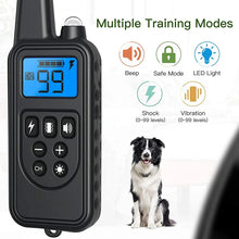 Load image into Gallery viewer, VIP Electric Dog Training Collar Waterproof Dog Bark Collar Pet With Remote Control Rechargeable Anti Barking Device Equipment
