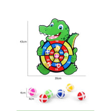 将图片加载到图库查看器，Child Educational Games Dart Board Baby Toy Stickey Ball Dart Indoor Sports Child Montessori Games for Children 3 to 7 Years
