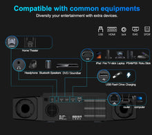 Load image into Gallery viewer, DESS 1080P Full HD Projector LED 4K WiFi Android Projectors Auto Focus C5 Enterprise Video Smart Home Theater Beamer For Meeting

