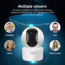 Load image into Gallery viewer, 8MP 4K WiFi Security Indoor Camera 5X Digital Zoom Pan Tilt IP Camera Ai Automatic Tracking Night Vision Intercom Security
