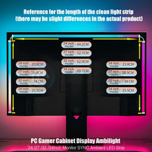 Load image into Gallery viewer, Skydimo Monitor Ambilight Lights PC E-Sport Gamer Ambient RGB Strip, Desktop Computer Display AURA LED 5V USB Software Control
