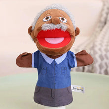 Load image into Gallery viewer, 28-33cm Kids Plush Finger &amp; Hand Puppet Popular Activity Boy Girl Role Play Bedtime Story Props Family Role Playing Toys Doll
