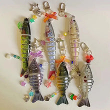 Load image into Gallery viewer, Handmade Fish Keychain,  Gift For Fishing Enthusiasts
