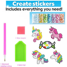 将图片加载到图库查看器，Big Gem Diamond Painting Kit - DIY Mosaic Art &amp; Sticker Craft for Kids

