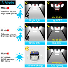 Load image into Gallery viewer, Solar Outdoor Security Light – 182/112 LED Floodlight with 3 Adjustable Modes, IP65 Waterproof Motion Sensor Lamp for Garage, Garden &amp; Yard
