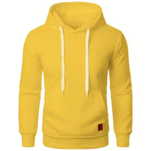 Load image into Gallery viewer, Men’s Casual Lightweight Hoodie – Solid Color Drawstring Pullover Sweatshirt for Streetwear &amp; Outdoor Style
