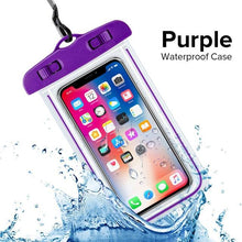 将图片加载到图库查看器，Swimming Bags Waterproof Phone Case Water proof Bag Mobile Phone Pouch Cover for iPhone 12 Pro Xs Max XR X 8 7 Phone Case Bag With Lanyard Compatible with iPhone
