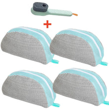 将图片加载到图库查看器，Shoe Washing Machine Bag with Brush Set – Durable Laundry Cleaner (1–4PCS)
