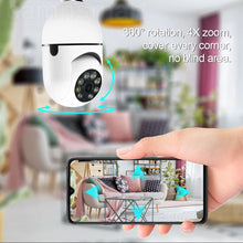 将图片加载到图库查看器，5mp Tuya Alexa Camera Wifi Bulb Surveillance Indoor Use for Home Security  IP CCTV Onvif NVR Color Night Vision Remote View APP
