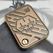 将图片加载到图库查看器，Fidget Spinner KK Pop Fingertip Gyro Solution Pressure Reduction Toy Push Poker Push Card EDC stainless Steel Toys Adult Gifts
