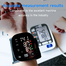 将图片加载到图库查看器，Yongrow Rechargeable Digital Wrist Blood Pressure Monitor Sphygmomanometer Tonometer Tensiometer Heart Rate Meter BP Monitor
