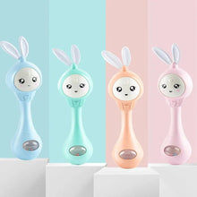 Load image into Gallery viewer, Music and Shine Rabbit Intelligent Baby Rattle Toy
