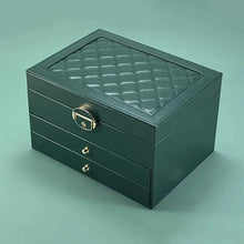 Load image into Gallery viewer, Multi-Layer Drawer Jewelry Box – Earring Organizer
