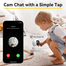 Load image into Gallery viewer, BoyKeep 3MP 5G/2.4GHz WiFi Indoor Home Security IP Smart Baby Monitor Camera Automatic Tracking 24/7 Video Surveillance Camera
