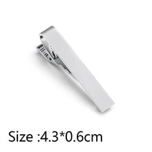 将图片加载到图库查看器，Simple Tie Clip Men Metal Copper Necktie Bar Clip Gold Silver Black 3 Bright Colors Best Gifts For Your Father Lover And Friends  Simple Classic Bar Clasp Practical Necktie Accessories Fashion Men Tie Clips Luxury Clothing Jewelry
