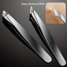 将图片加载到图库查看器，4pcs Set Professional Tweezers Set Perfect For Eyebrow Hair Removal Splinter Very Effortless and Relaxed to Remove for women
