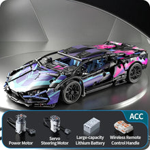 将图片加载到图库查看器，Technical Racing Sport Car 1280PCS Model Building Blocks City Mechanical Speed Vehicle Supercar Brick Puzzle Toys Kid Adult Gift
