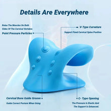 Load image into Gallery viewer, C-Type Neck &amp; Shoulder Relaxer Cervical Traction Massage Pillow
