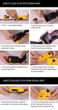 Load image into Gallery viewer, Original Kodak Film 35mm Camera with Flash Wind and Rewind Non-Disposable Retro Roll Cameras M35 M38 Manual Reusable Mini Gift
