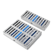 Load image into Gallery viewer, Dental Sterilization Tray Case Box Holder  Autoclave Sterilizer Teaching Instruments Dental Cassette File Burs Disinfection Tray

