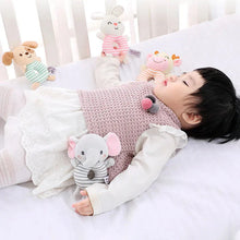 Load image into Gallery viewer, New Baby Rattle Toys Cartoon Animals Plush Infant Hand Ring Bed Toys for Newborn 0-24 Months Toddler Early Educational Toy
