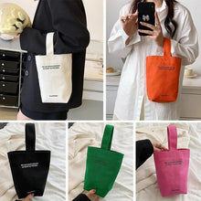 Load image into Gallery viewer, Casual Handbags Canvas Shoulder Crossbody Bags Large Capacity Shopper Bag  Letters Shoulder Crossbody Bags Purse

