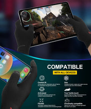 Load image into Gallery viewer, Sarafox G03 Mobile game Gloves Fingertip Gloves Game Non-slip Touch Screen Thumb Fingertip Sleeves full finger gloves
