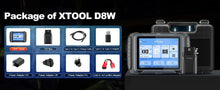 将图片加载到图库查看器，XTOOL D8W Bluetooth Diagnostic Tool Automotive Scanner ECU Coding Key Programming Topology Map 38 Reset Service CANFD DOIP
