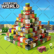 Load image into Gallery viewer, Magnetic Building Blocks Mine World Magnet Cube Set for Boy Girl Kid Age 3+ DIY Model Children Stem STEM Sensory Toy Gift
