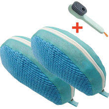将图片加载到图库查看器，Shoe Washing Machine Bag with Brush Set – Durable Laundry Cleaner (1–4PCS)
