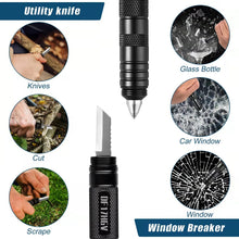 Load image into Gallery viewer, Multifunctional Outdoor Camping Tactical Pen  Survival Gear Self-Defense Pen Rescue Hiking Outdoor Survival Tool With Compass
