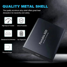 Load image into Gallery viewer, High Speed Portable SSD External Hard Drive 4TB USB3.1 Interface Hard Disk Solid State Drive Mass Storage Device for Laptop/PC
