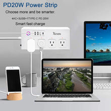 Load image into Gallery viewer, ZigBee Wifi Power Strip Tuya Smart Plug Smart Home Surge Protector Extension Cord Voice Control Work with Alexa Google Assistant
