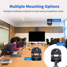Load image into Gallery viewer, Runpu 4K30fps 20X Optical Zoom AI-Tracking Ptz NDI Camera HDMI LAN POE Live Streaming Broadcast Video Conference System Camera
