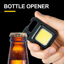Load image into Gallery viewer, Super Bright MINI COB Keychain Flashlight Charging Lamp Camping Lights with Magnet 3 Lighting Modes for Camping Home
