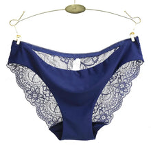 Load image into Gallery viewer, Women's Sexy Lace Panties Seamless Cotton Crotch Breathable Ladies Low-Rise Lingerie Underwear Comfortable Underpants Brief
