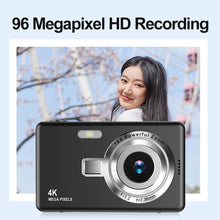 Load image into Gallery viewer, 4K HD 1080P Digital Camera 96MP Autofocus Vlogging Camera 2.4 Inch IPS Screen Portable Vlogging Camera for Kids Adults Beginners
