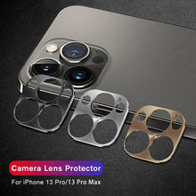 Load image into Gallery viewer, Alloy Camera Protector For Iphone 13 12 14 11 Pro Max Mini Plus Protective Full Cover Ring Textured Phone Lens Film Iphone14 Aluminum Alloy Camera Protector For Iphone
