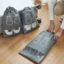 Load image into Gallery viewer, 5PCS Travel Shoe Storage Bags – Waterproof Non-Woven Large Capacity
