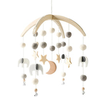 将图片加载到图库查看器，Wooden Baby Rattle Crib Mobile Holder for Newborns

