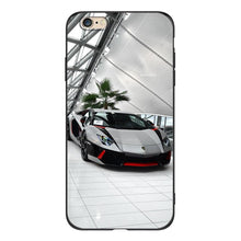 Load image into Gallery viewer, Cute Cover Soft Silicone Print Cars Print Phone Case For Iphone 5s 5 S Se 2016 4.0" Case Phone Cover On  Iphone 6s 6 S Plus Funda Bumper Black Case Sport Race Car
