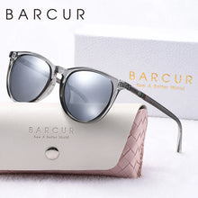 Load image into Gallery viewer, BARCUR Pink Fashion Round Sunglasses for Women – Polarized Comfortable UV400 Mirror Lense Lightweight PC Frame for Summer Travel Vacation &amp; Holiday – Trendy Girls’ Gift Idea with Sweet Style
