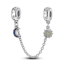 Load image into Gallery viewer, 925 Sterling Silver Pink Butterfly &amp; Luminous Firefly Charm – Dangle Bead for Bracelet or Necklace | Elegant DIY Jewelry Gift for Women
