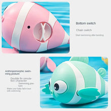 Load image into Gallery viewer, Bath Toys Cute Swimming Clown Fish Bath Toy for Toddlers Floating Wind Up Toys for Boy Girl New Born Baby Bathtub Toddler Toys
